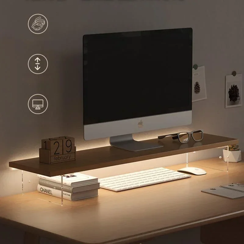 Desk Setup Ideas - شاشة الكمبيوتر طاولة منخفضة مكتب شاشة