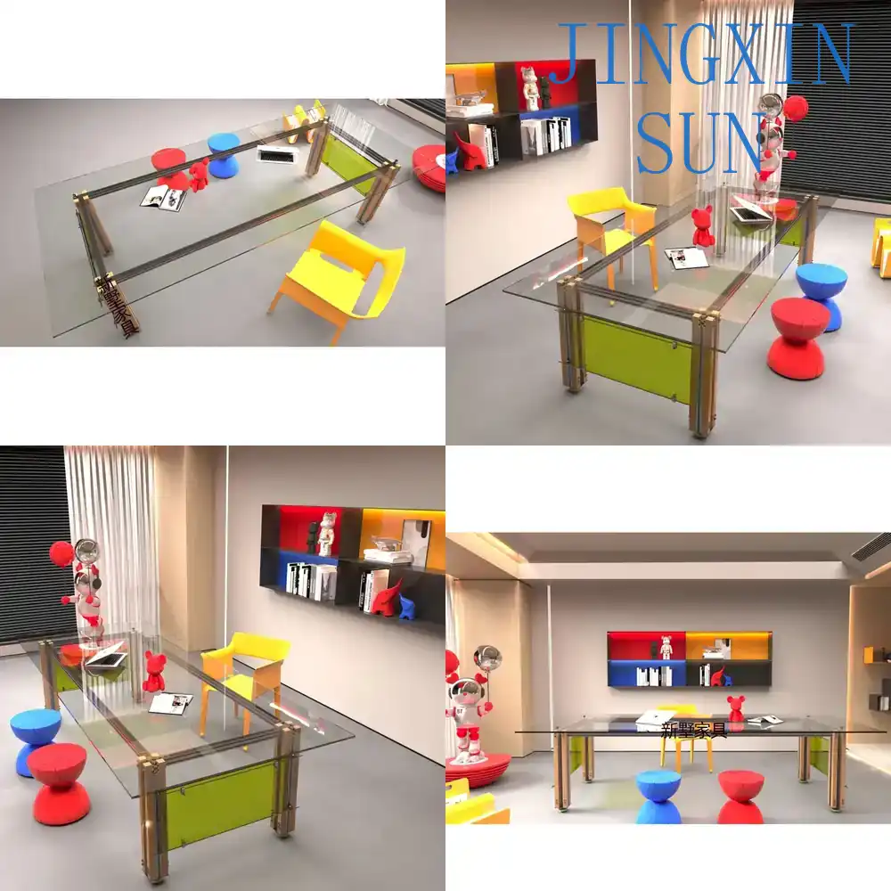 Desk Setup Workspace - نظام مكتبي بسيط بإطار من الألومنيوم