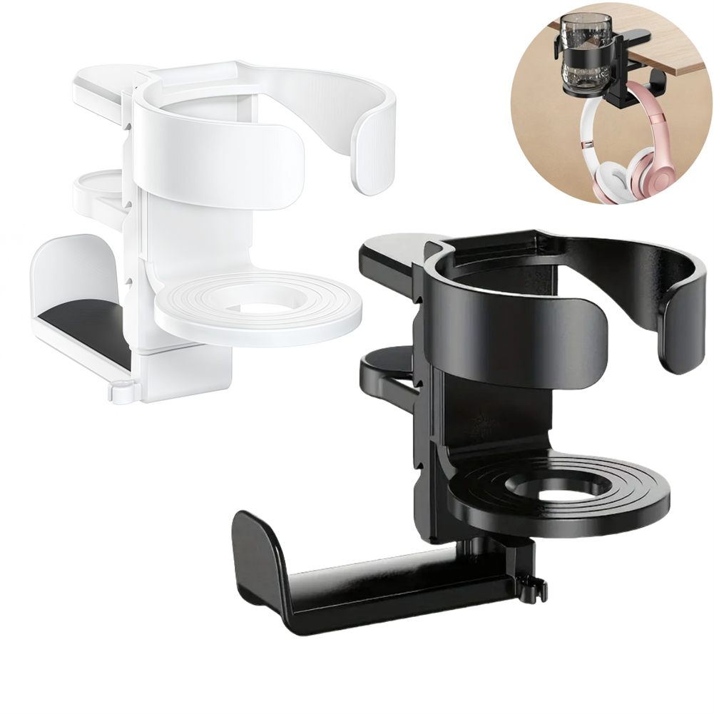 Desk Setup Headphones - حامل قابل للتعديل يثبت تحت المكتب