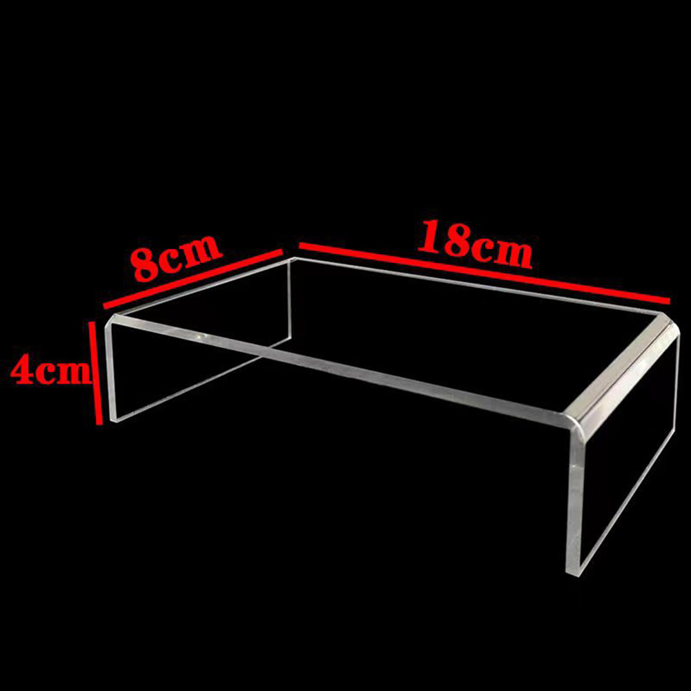 Monitor Riser Wood - حامل عرض أكريليك ، أرفف متعددة