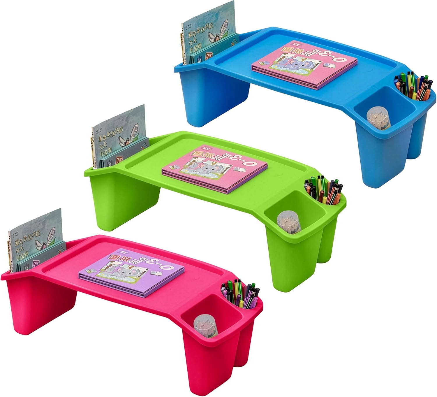 Desk Setup Art - مجموعة من 3 طاولات محمولة للعمل