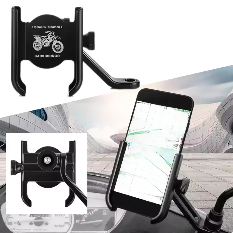 Dual Phone Holder - حامل هاتف محمول من سبائك الألومنيوم