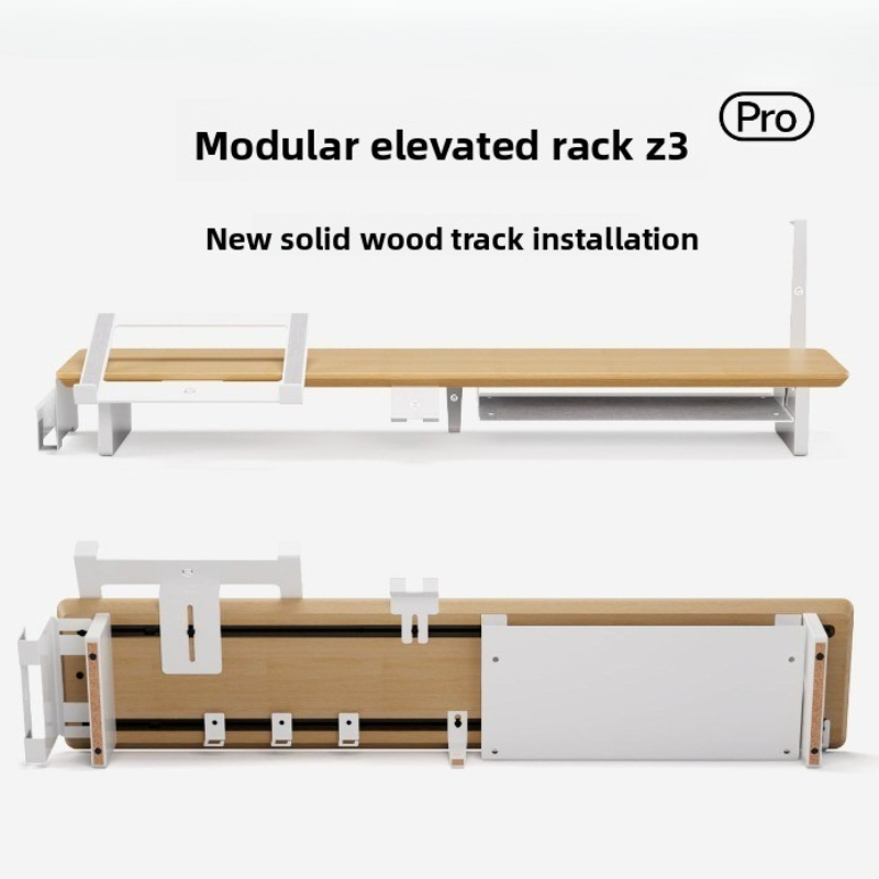 Monitor Riser Wood - حامل شاشة خشبي حديث قابل للتعديل