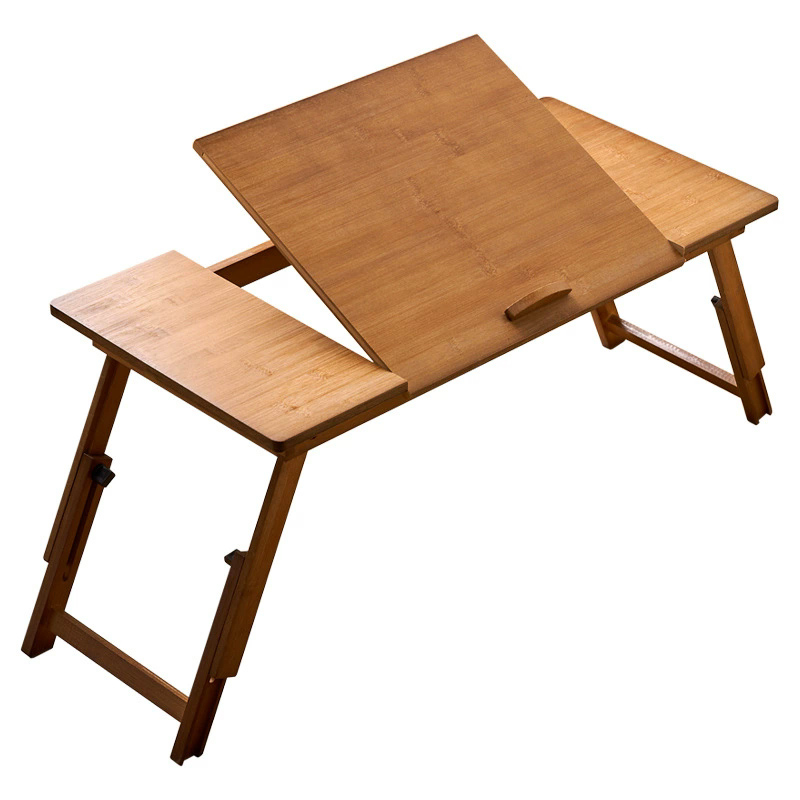 Desk Setup Ideas - طاولة لابتوب قابلة للطي من الخيزران،