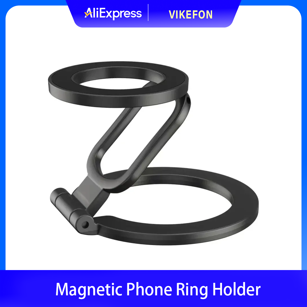 حامل هاتف مغناطيسي مزدوج بحلقة - مراجعة Dual Phone Holder وسعره