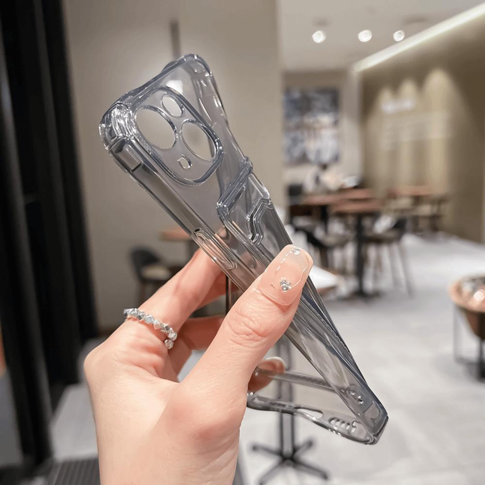 غطاء هاتف شفاف مع حامل بطاقات  - مراجعة Dual Phone Holder وسعره