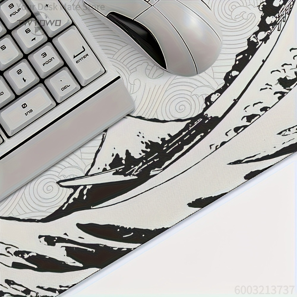 سجادة مكتبية كبيرة الحجم بتصمي - مراجعة Desk Setup Art وسعره