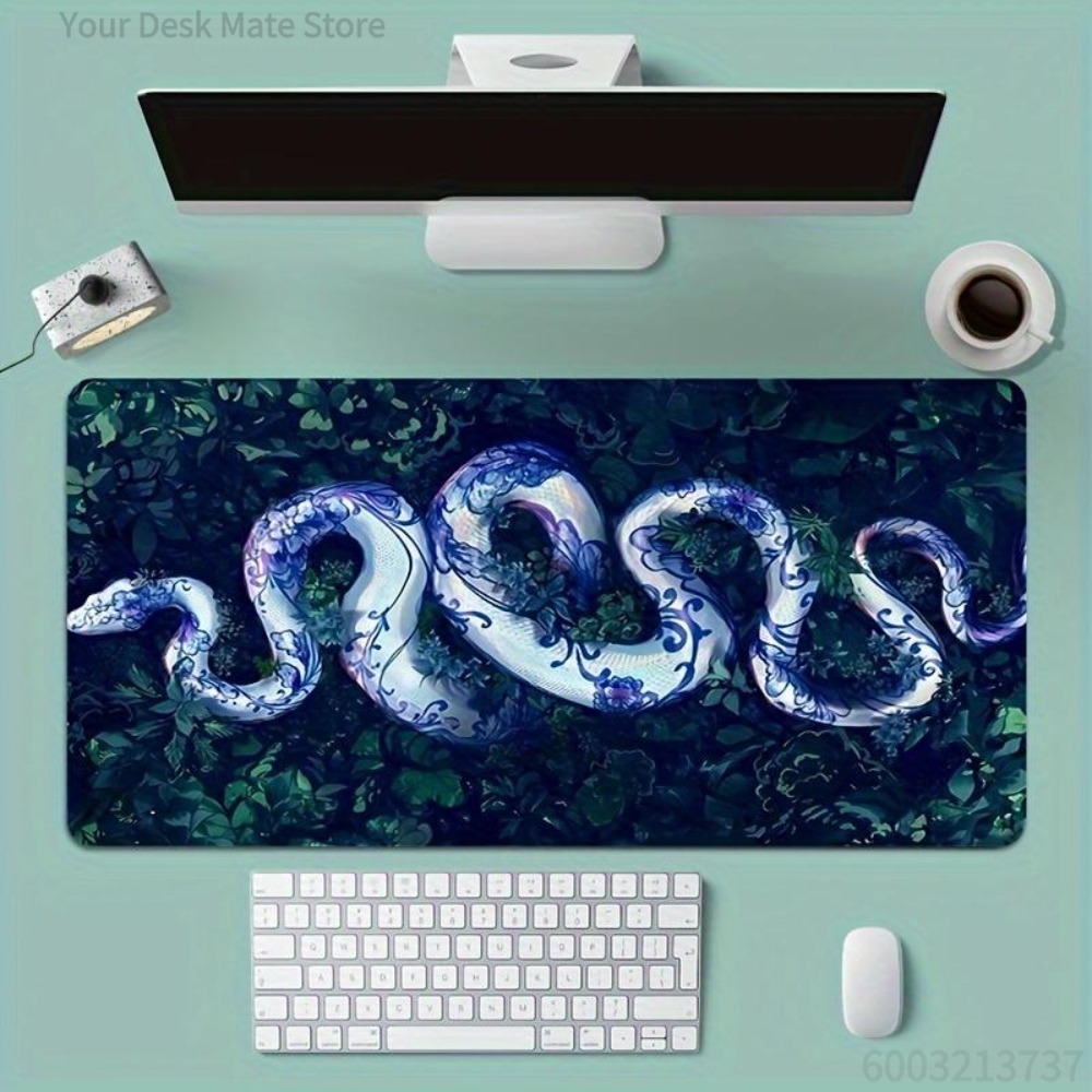 سجادة ماوس أنمي بتصميم ثعبان ا - مراجعة Jungle Desk Setup وسعره