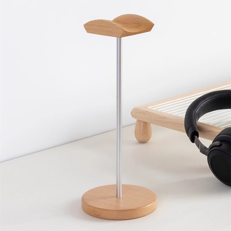 حامل سماعات رأس من خشب الجوز ا - مراجعة Gaming Setup Desk وسعره