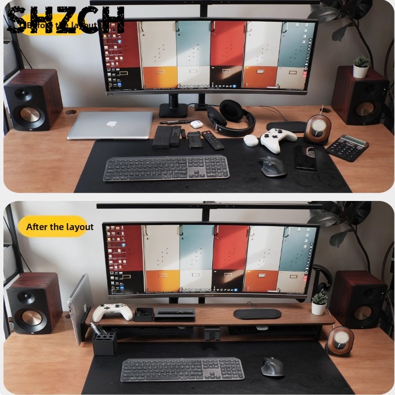حامل شاشة Z3 Pro معياري من الخ - مراجعة Monitor Riser Wood وسعره