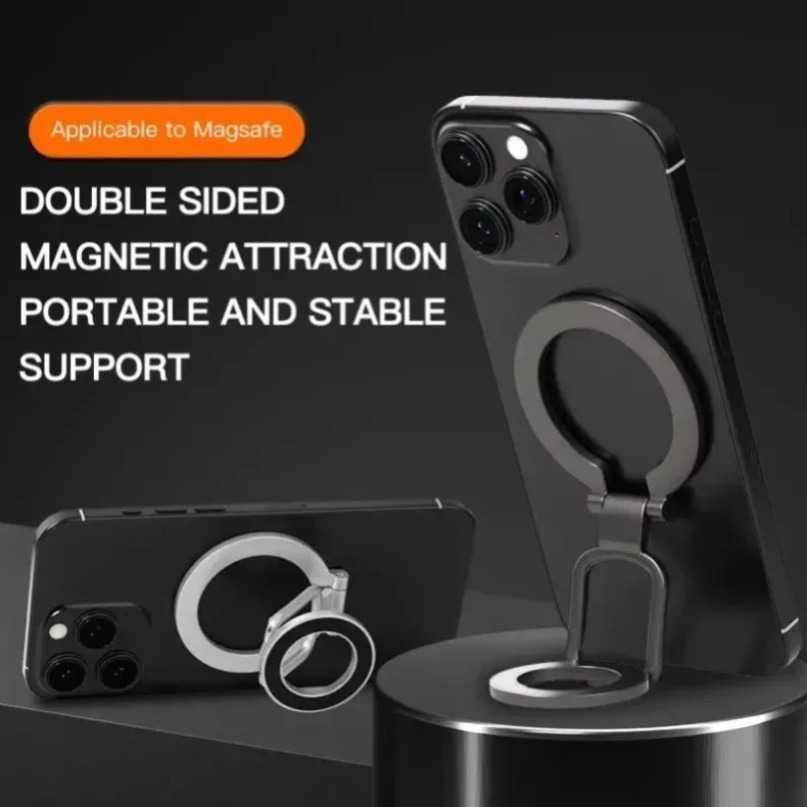 حامل هاتف حلقي قابل للطي مزدوج - مراجعة Dual Phone Holder وسعره