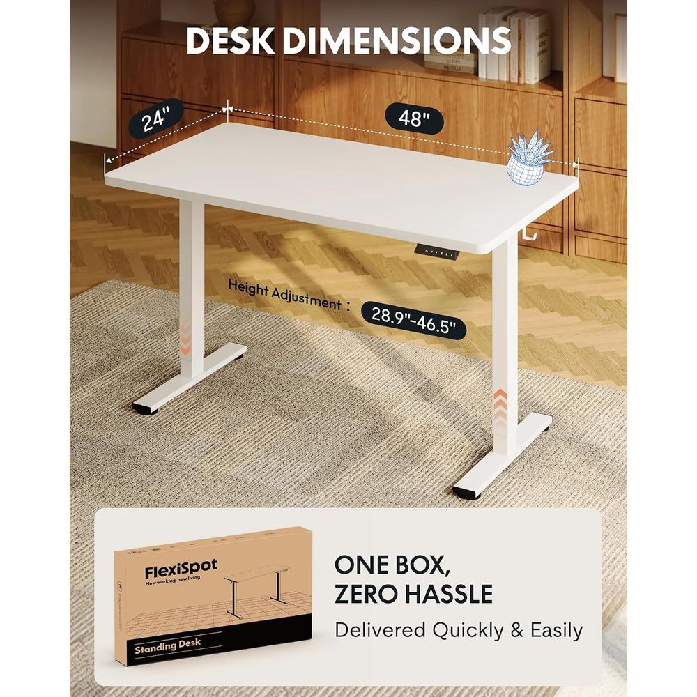 EN1 مكتب واقف من قطعة واحدة مق - مراجعة Desk Setup With 2 Monitors وسعره