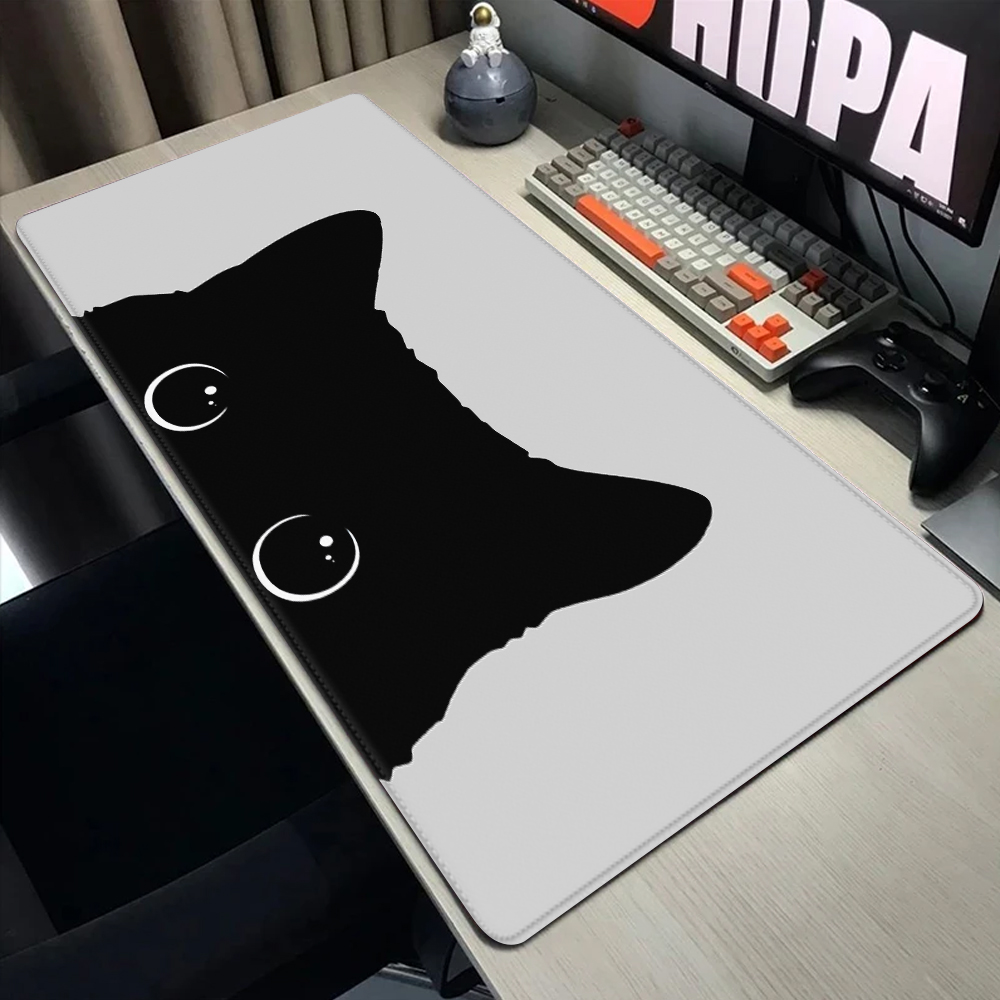 منصات ماوس القط الأسود المضحكة - مراجعة Desk Setup Black وسعره