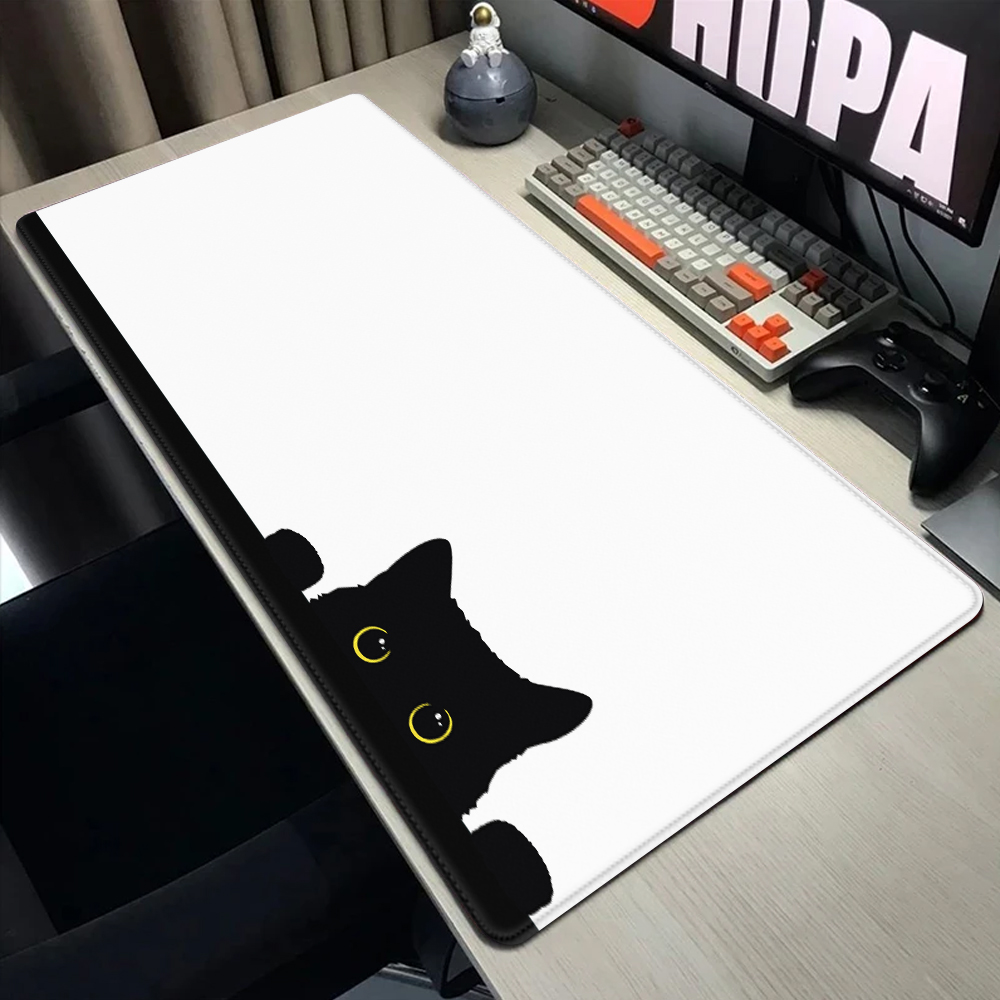 منصات ماوس القط الأسود المضحكة - مراجعة Desk Setup Black وسعره