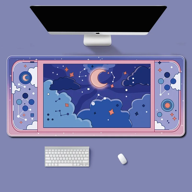 القمر والنجوم كبيرة مكتب حصيرة - مراجعة Desk Setup Art وسعره