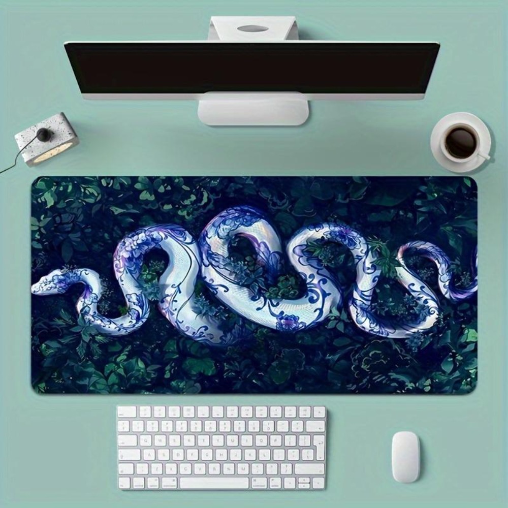سجادة ماوس أنمي بيضاء بتصميم ج - مراجعة Jungle Desk Setup وسعره