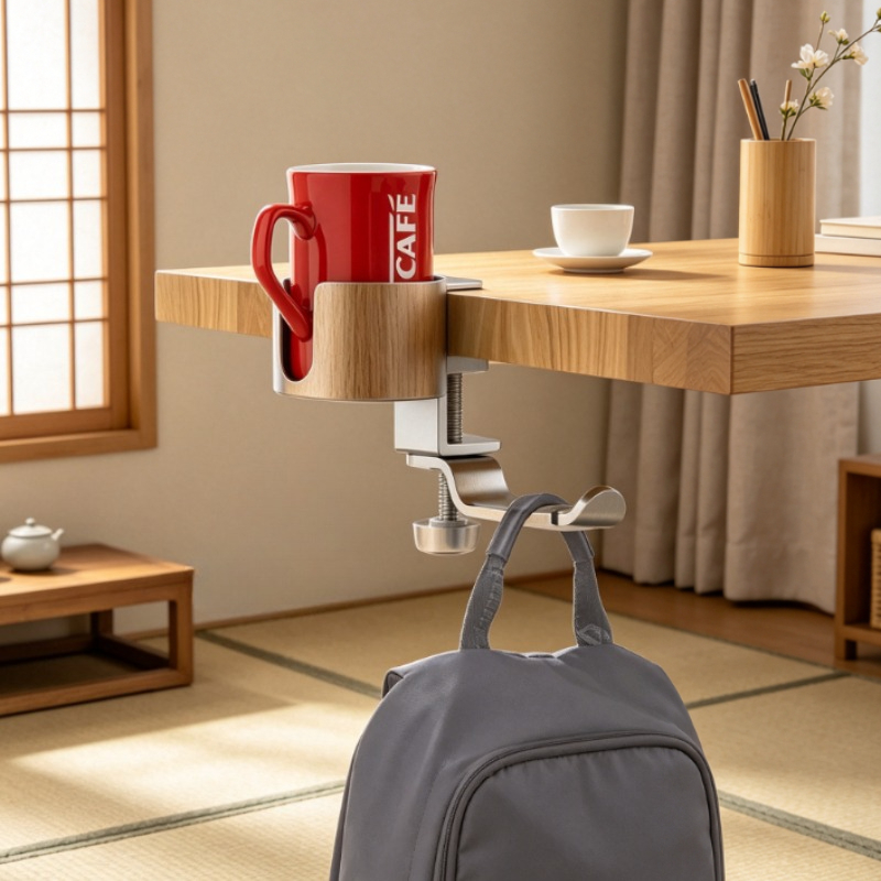 حامل أكواب دوار فاخر من الألوم - مراجعة Desk Setup Headphones وسعره