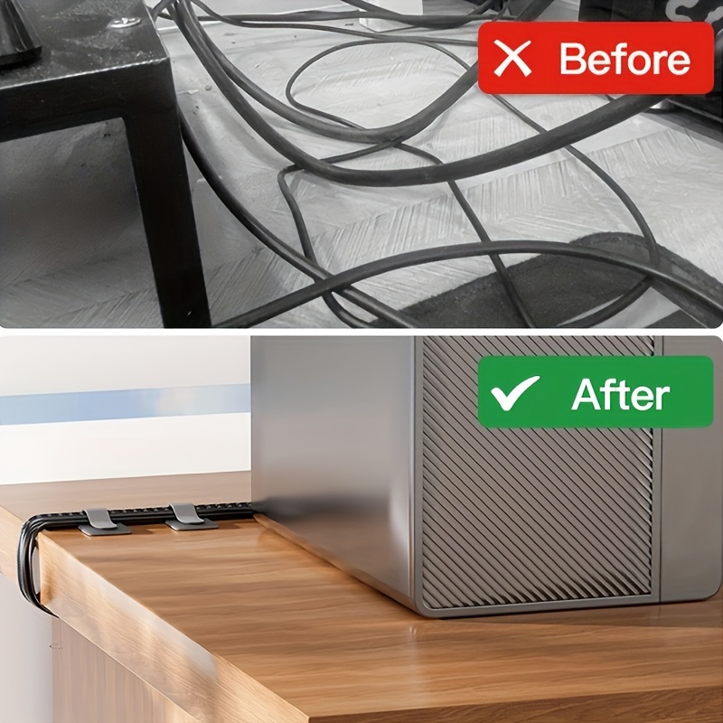 أربطة كابلات قابلة لإعادة الاس - مراجعة Desk Setup Diy وسعره