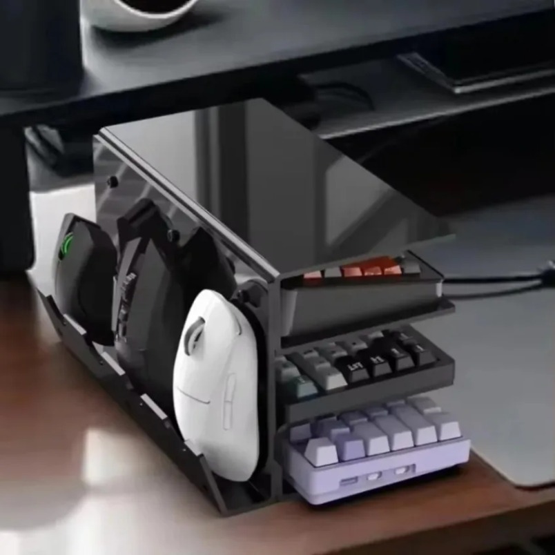 حامل لوحة مفاتيح ثلاثي الطبقات - مراجعة Gaming Setup Desk وسعره