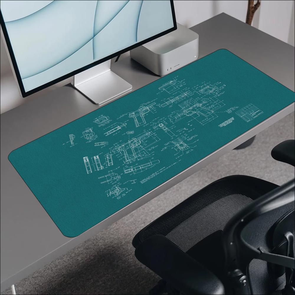 بساط مكتب كبير بتصميم ميكانيكي - مراجعة Desk Setup Workspace وسعره