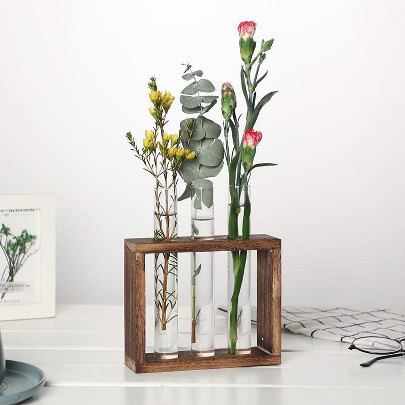 زارع مائي زجاجي 5 أنابيب مع حا - مراجعة Desk Setup Plant وسعره