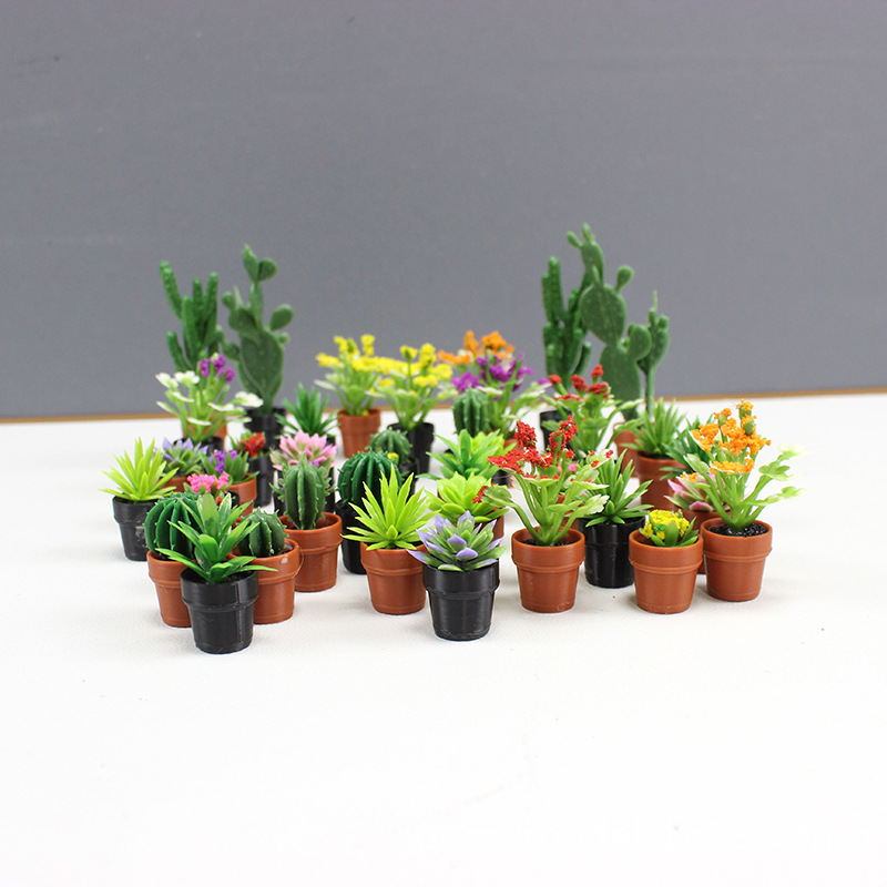 نباتات صغيرة مقلدة الصبار زهرة - مراجعة Desk Setup Plant وسعره