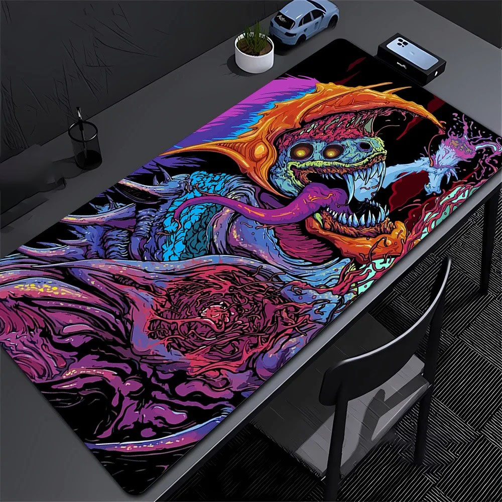 بساط مكتب كبير بتصميم زهرة الف - مراجعة Desk Setup Art وسعره