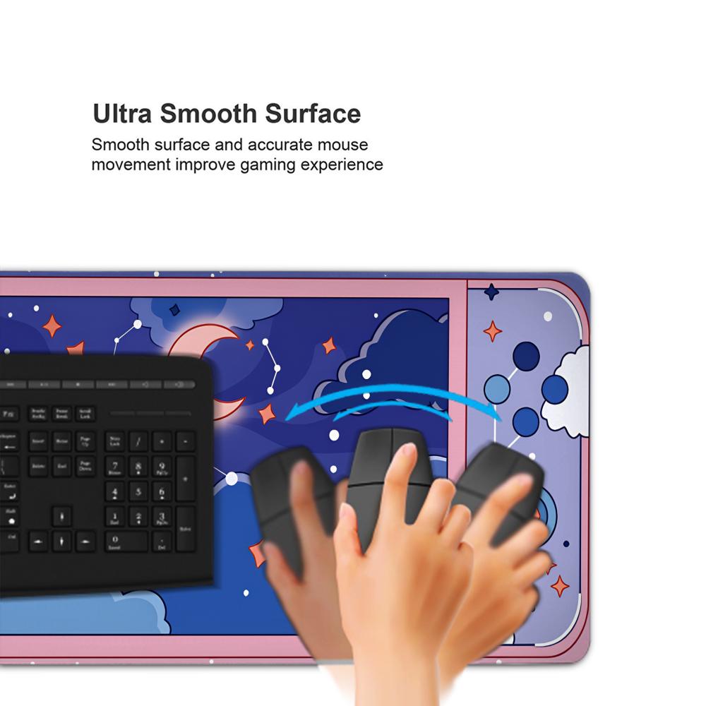 HYBXAXC سجادة مكتب كبيرة بتصمي - مراجعة Desk Setup Art وسعره