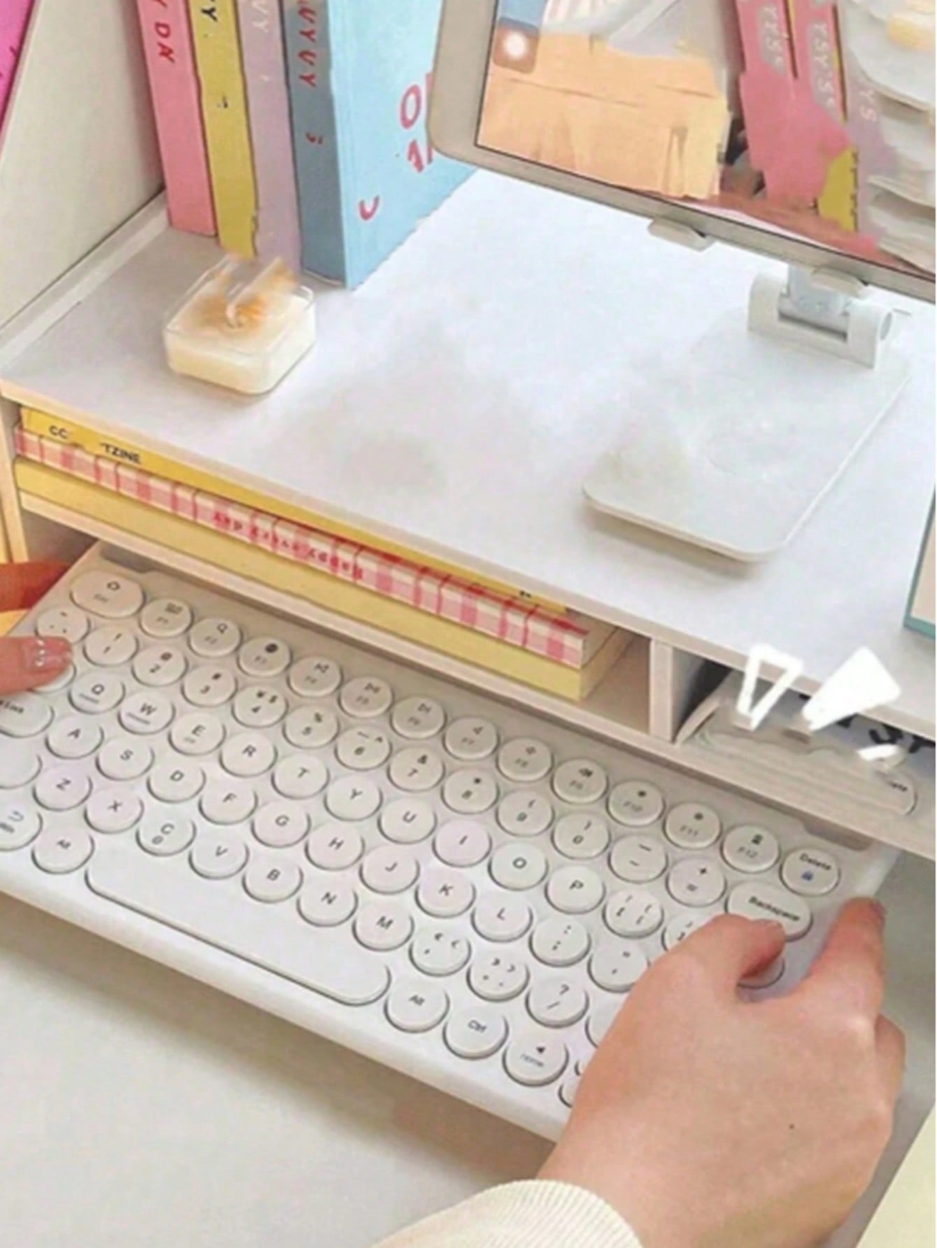 حامل شاشة مع درج، رف منظم متعد - مراجعة Monitor Riser Wood وسعره
