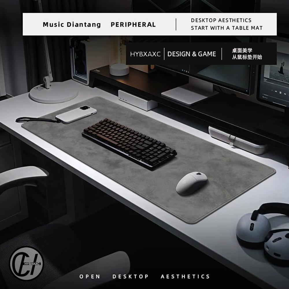 لوحة ماوس من السلسلة الرمادية  - مراجعة Desk Setup Black وسعره