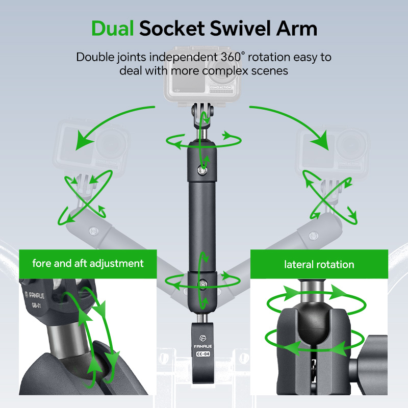FANAUE حامل هاتف للدراجة النار - مراجعة Dual Phone Holder وسعره