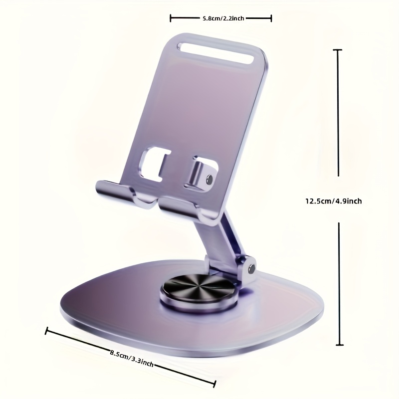 حامل هاتف معدني قوي قابل للطي، - مراجعة Desk Setup Gear وسعره