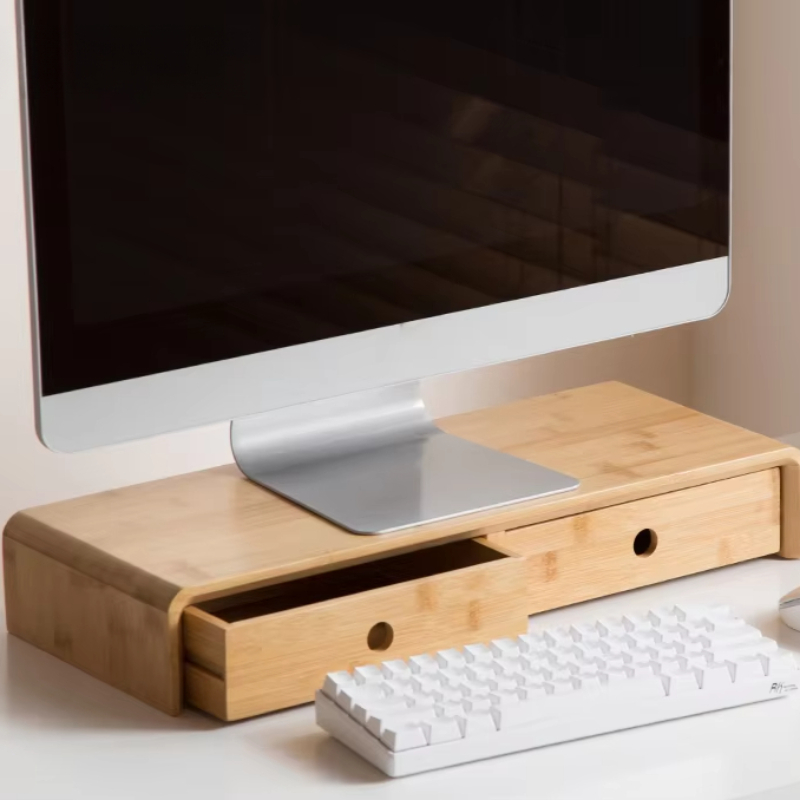 منظم سطح المكتب الصديق للبيئة  - مراجعة Monitor Riser Wood وسعره