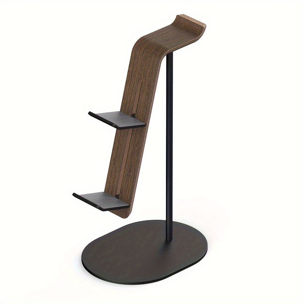 حامل خشبي لوحدة التحكم وسماعة  - مراجعة Gaming Setup Desk وسعره