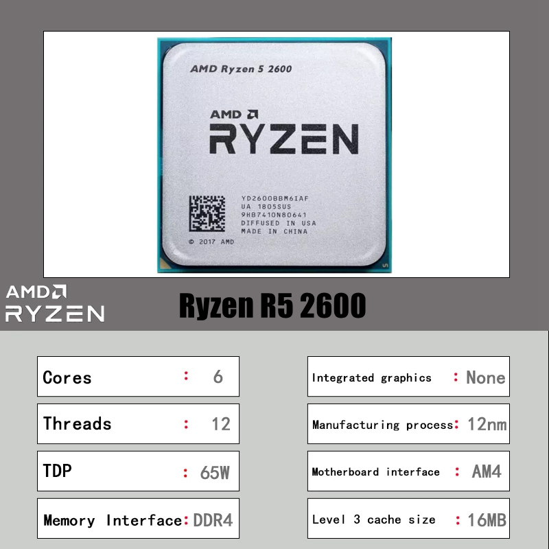 معالج AMD Ryzen 5 2600 سداسي ا - مراجعة Amd Cpu Ryzen 5 وسعره