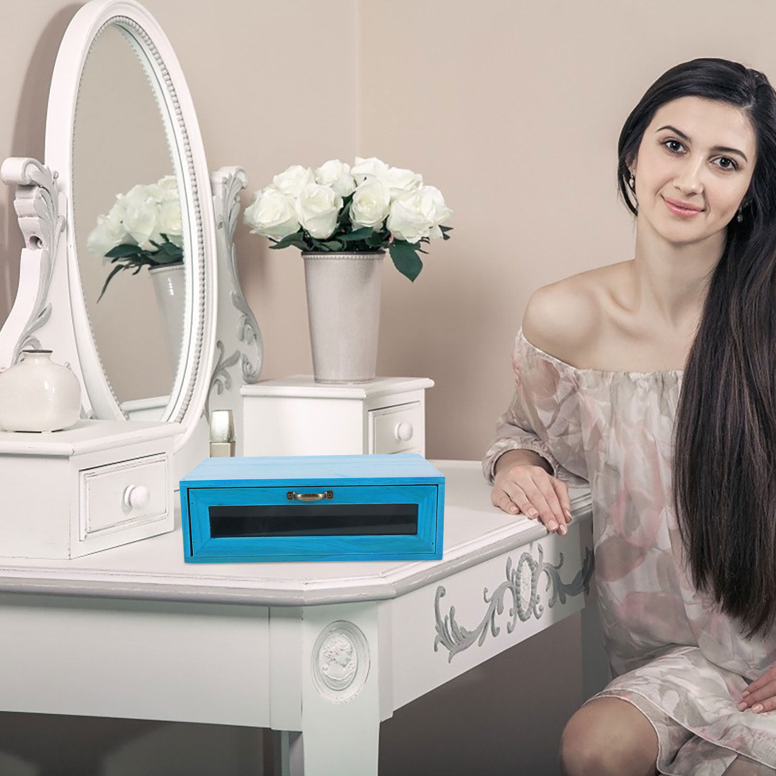 حامل شاشة خشبي مع درج تخزين قا - مراجعة Monitor Riser Wood وسعره