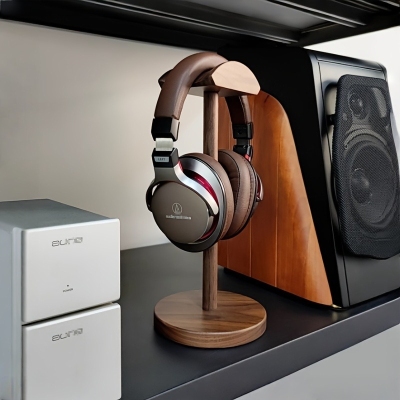 حامل سماعة رأس خشبي من PGY منظ - مراجعة Desk Setup Headphones وسعره
