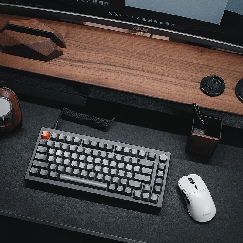 حامل مكتب مريح من خشب الجوز ال - مراجعة Desk Setup Workspace وسعره