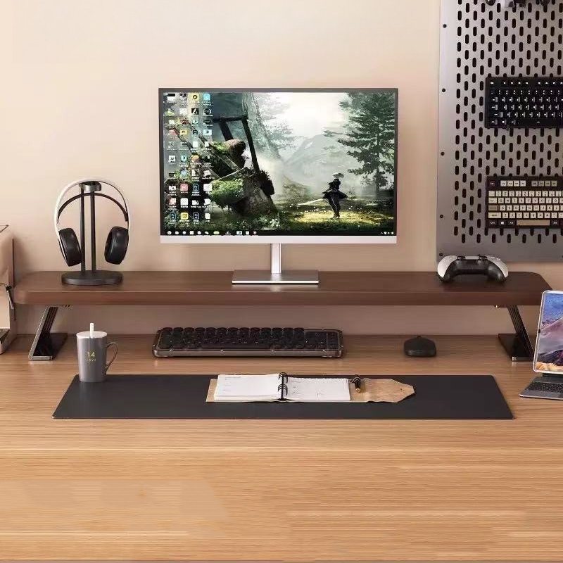 شاشة الارتفاع زيادة حامل الكمب - مراجعة Monitor Riser Wood وسعره