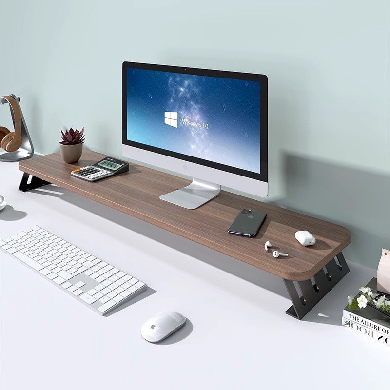 شاشة الارتفاع زيادة حامل الكمب - مراجعة Monitor Riser Wood وسعره