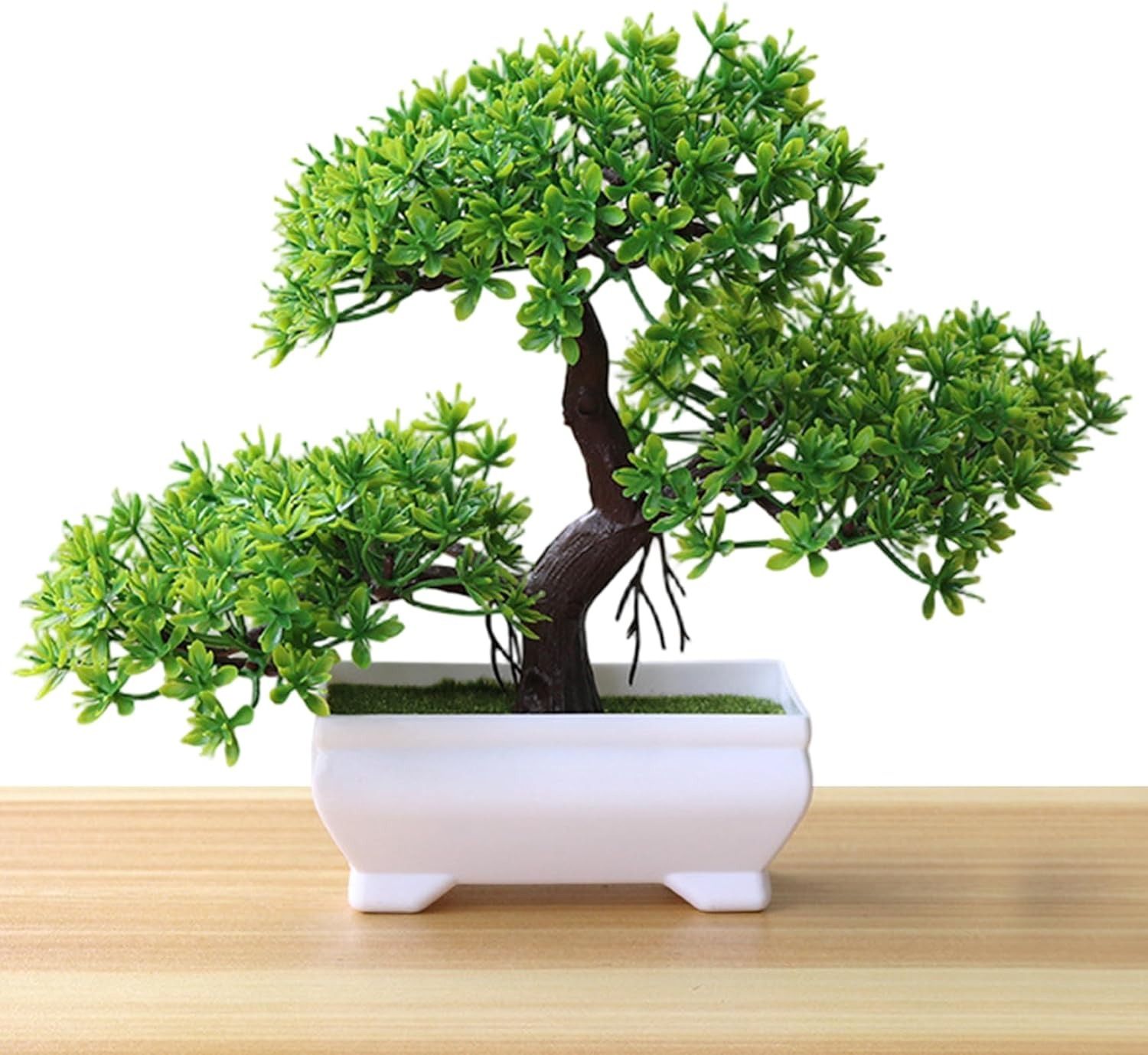 1/2 قطعة شجرة بونساي اصطناعية، - مراجعة Desk Setup Plant وسعره