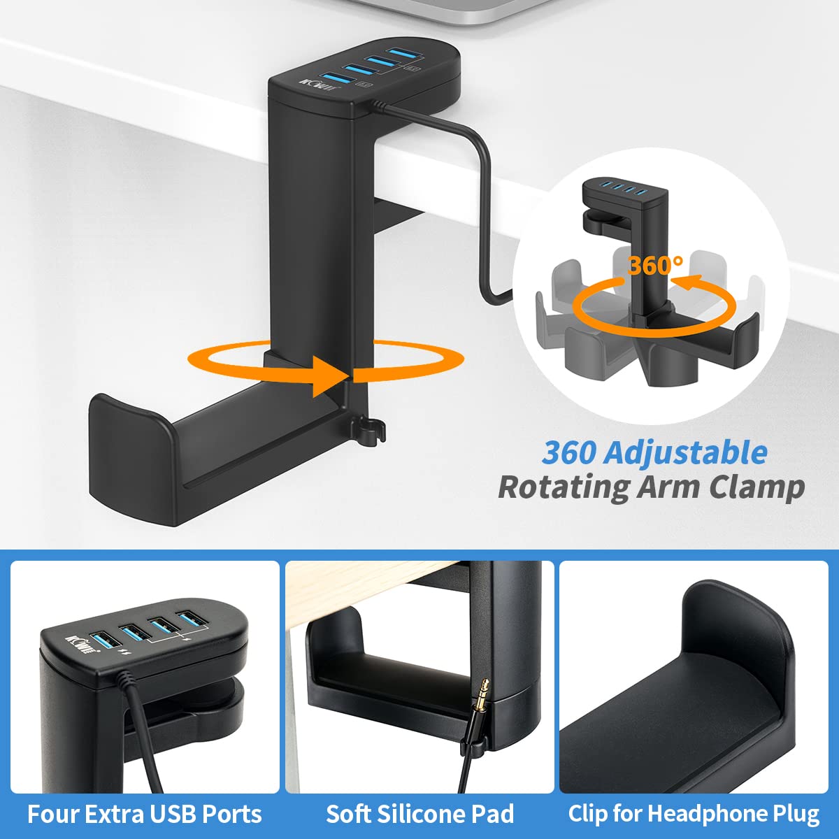 حامل سماعات الألعاب للكمبيوتر  - مراجعة Gaming Setup Desk وسعره