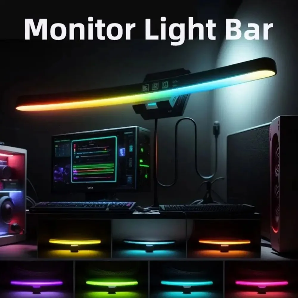 شريط إضاءة لشاشة الكمبيوتر بتق - مراجعة Gaming Setup Desk وسعره